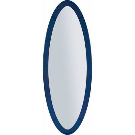 Specchio da parete in legno blu, 55x2x150 cm – Oslo (1/5)