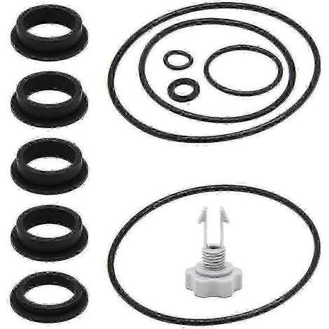 Kit de réparation de rechange compatible avec les pompes à filtre à sable, la soupape de purge d'air et les joints toriques, édition C (1/4)