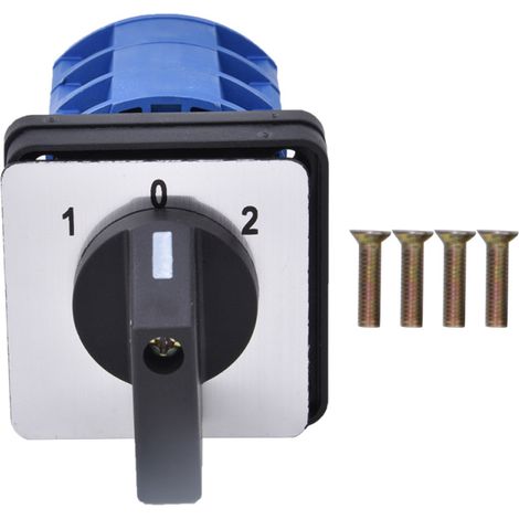 Commutateur rotatif BERM BEM28-25/3 – 690V 25A – 3 positions – Universel – Pour commande industrielle (1/5)