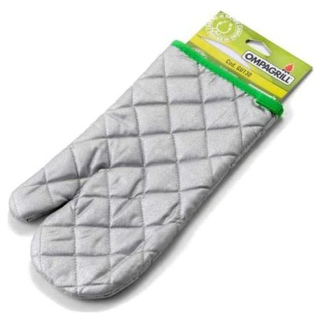 guanto argento per barbecue - 30 cm (1/2)