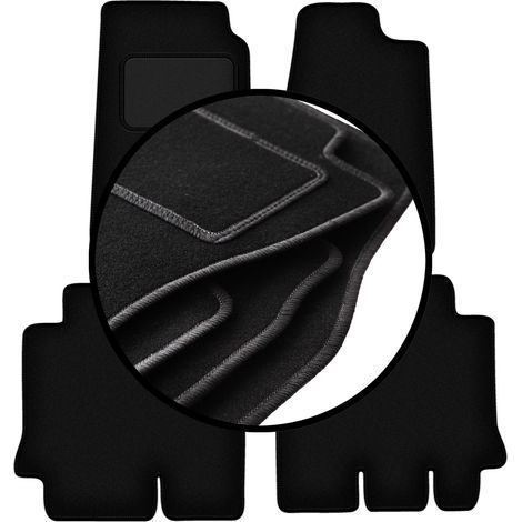 Juego completo de alfombrillas de terciopelo para: Jeep Wrangler III JK todoterreno (2006-2017) (1/5)