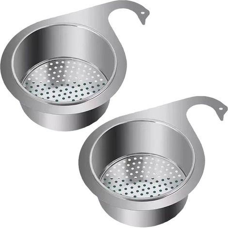 2 Panier De Vidange Acier Inoxydable Design Cygne Structure Triangulaire Pour Évier De Cuisine (1/4)