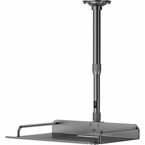 Support de Plafond pour Projecteur avec Plateau de Fixation Murale pour Caméras et Projecteurs, Idéal pour Les Visioconférences et Le Bureau à Domicile. Ajustable de 40 à 80 Cm. (1/5)