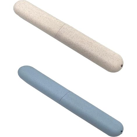 2 Pcs Étui à Brosse à Dents, Portable Etuis de Protection pour Tête de Brosse à Dents pour Voyages, Famille