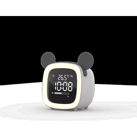 Réveil de Chevet Dessin animé Enfants Horloge Bureau Rechargeable (1/5)