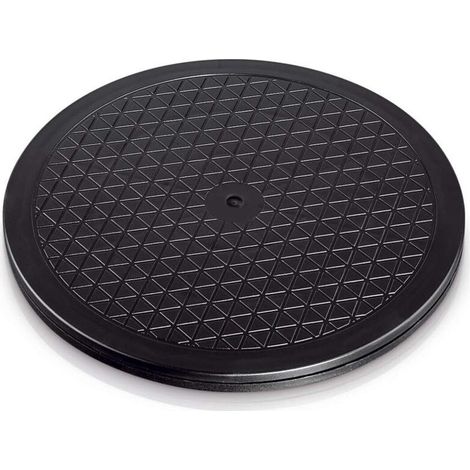 Plateau universel Hama rond (25 cm, taille S, poids supporté 25 kg (idéal pour TV, enceintes, écrans, appareils de cuisine) (1/4)