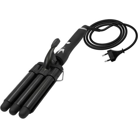 Fer à boucler électrique - AVIZAR - 3 tubes multifonction - 70W - Cheveux humides & secs - Ondulations larges (1/4)