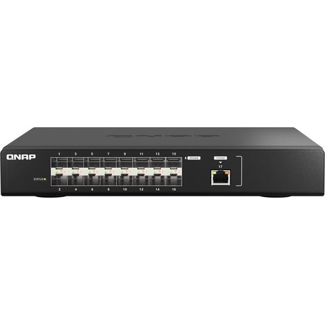 QNAP QSW-M5216-1T commutateur réseau Géré L2 Noir (1/5)