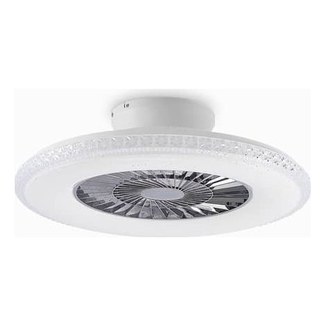 [GEBRAUCHT] B-Ware Starluna Deckenventilator Ventilator Led Lampe Weiß Chrom Licht Fernbedienung532