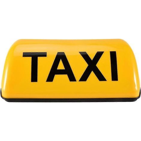 12V wasserdichte magnetische Signalleuchte für Taxis – Gelb (1/5)