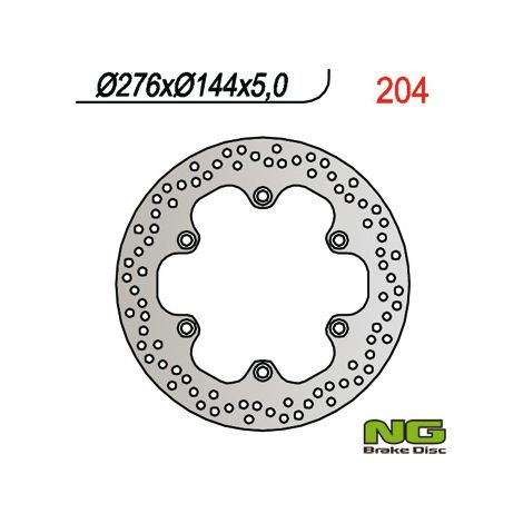 Dischi freno NG anteriori/posteriori per Honda CBR 600F, XL600V, Triumph Tiger 900