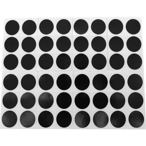 Paquet de 48 rustines sans colle pour réparer les chambres à air de vélo crevées (1/5)
