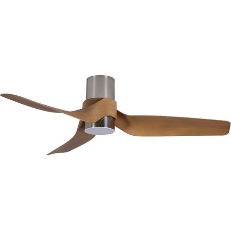 Ventilateur de plafond DC Nautica Nickel avec LED