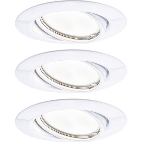 Paulmann 93422 Base Einbauleuchte 3er Set LED GU10 15 W Weiß (1/3)