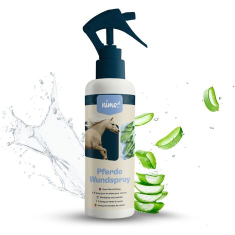 nimo Pferde Wundspray - mit Aloe Vera & Panthenol zur Wundpflege & -heilung - 0.25 l (1/5)