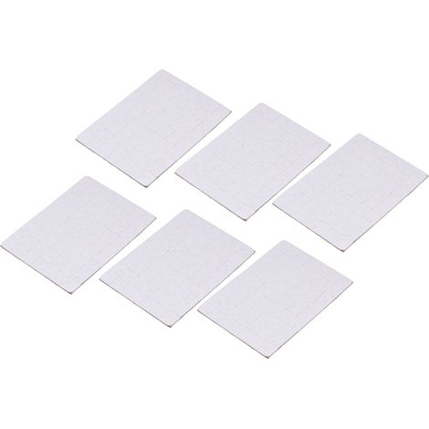 individuell gestaltbare Puzzles, 63 Teile, 13 x 18 cm, Weiß, zum Selbstgestalten mit Fotosublimation, als Erinnerungsgeschenk (1/5)