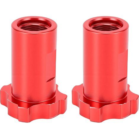 Lot de 2 adaptateurs pour pistolet à peinture, filetage femelle M14, pas de 1 mm, en alliage d'aluminium, pour peinture automobile, bateau, meubles et loisirs créatifs. (1/5)