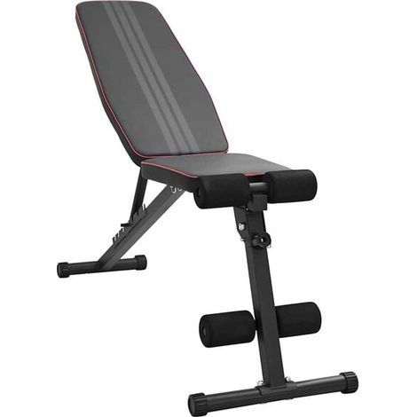 Banc de musculation noir, 131 x 41 x 110 cm (1/5)