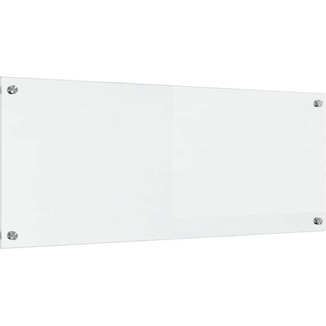 Salpicadero de cocina Transparente 100 x 40 cm vidrio templado vidaXL