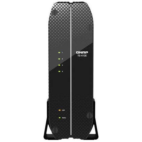 QNAP TS-410E NAS Tower Ethernet/LAN Schwarz J6412 (1/5)