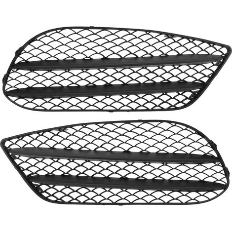 1 paire de calandre de phare antibrouillard avant noire de remplacement pour Benz classe E coupé W207 A207 C207 AMG Line 2013 à 2016. (1/5)