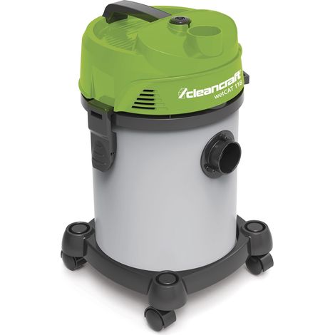 Aspirateur eau et poussière avec fonction soufflerie - 18 litres cuve plastique - 1 moteur 1.2 kW 230 V Cleancraft WETCAT 118