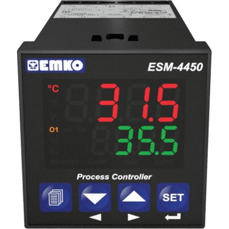 Emko ESM-4450.1.20.1.1/01.04/0.0.0.0 2-Punkt, P, PI, PD, PID Temperaturregler Pt100, J, K, R, S, T - (1/5)