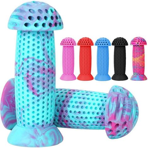 Poignées de vélo enfant 22mm, 105mm, anti-choc, TPR, pour trottinette, draisienne (1/5)