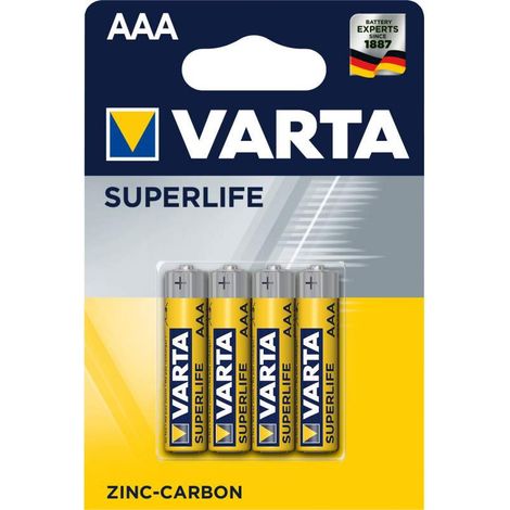 BATERIE VARTA R3(AAA) 4SZT SUPERLIFE
