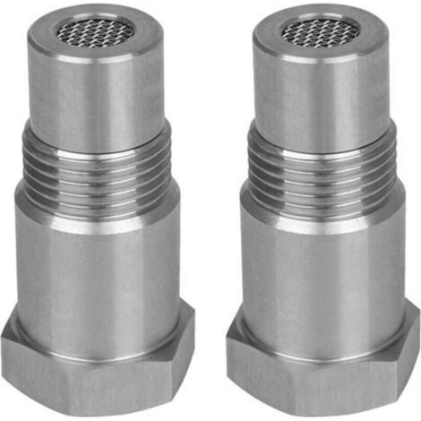 Adaptateur de sonde à oxygène avec filtre intégré M18 x 1,5, câble d'extension de sonde à oxygène compatible avec les systèmes d'échappement automobiles (lot de 2) (1/5)