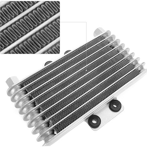 125-ml-Aluminium-Ölkühler für Motorräder und Quads mit 125–250 cm³ Hubraum, silberner Ölkühler, Hochleistungs-Ersatzteil. (1/5)