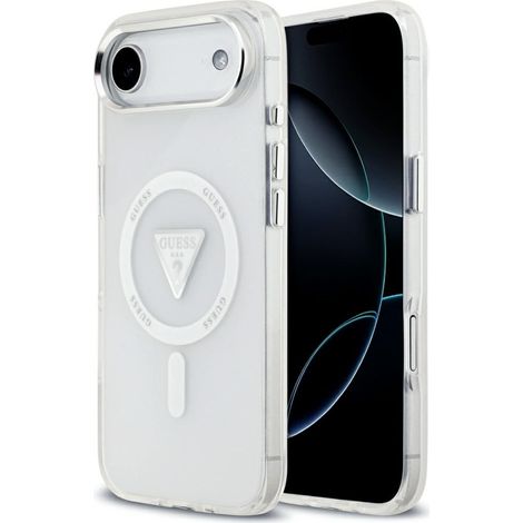 Custodia Guess IML Gradient Triangle Logo MagSafe per iPhone Air trasparente (1/5)