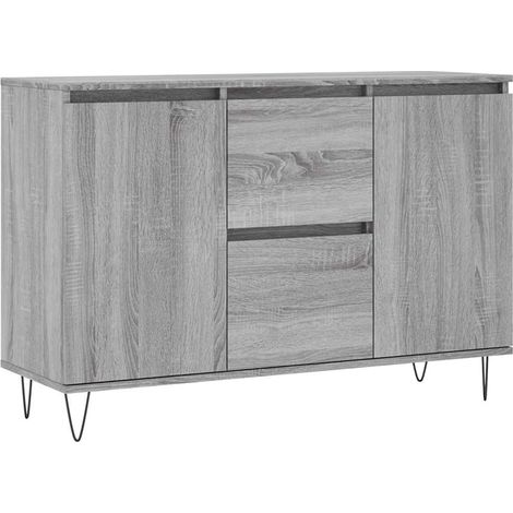 Maison Exclusive - Aparador de madera de ingeniería gris Sonoma 1 (1/5)