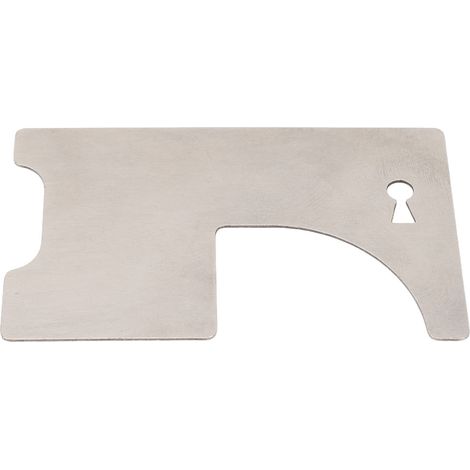 Passe-partout multifonction acier inoxydable 0,7mm pour pompier, outil manuel d'ouverture de porte, pince à fente, équipement d'intervention, usage professionnel (1/5)