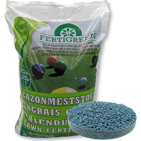 Engrais pour gazon Fertigreen 20 kg – Engrais de démarrage à action rapide – Engrais pour gazon de sport Turbo (1/5)