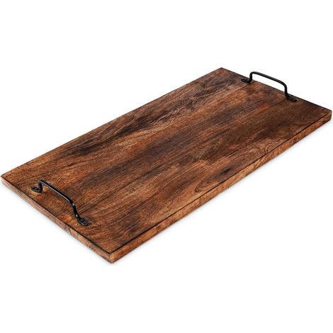 Vassoio da portata in legno con manici 56x29,6 cm (1/5)