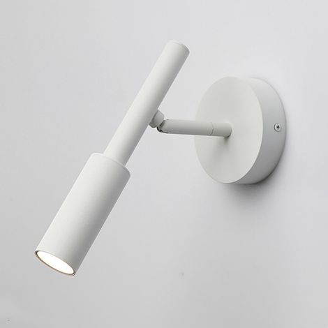 Applique Murale LED 5W Interieur Lampe de Chevet Murale Blanc Liseuse de Chevet Rotatif Lumière Variable à Trois Couleurs (1/5)