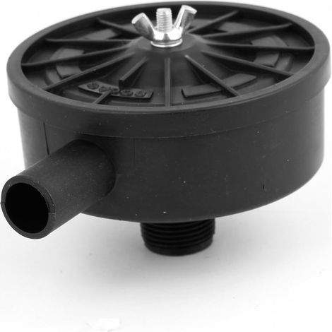 En plastique Noir 20 mm Filetage Filtre d'échappement silencieux pour compresseur a Air (1/5)
