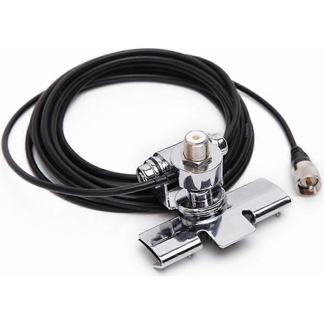 RB-400 With 5M Cable Silver Car Antenna Bracket Adjustable Angle Hatchback Door Suitable for QTY Mo (1/5)