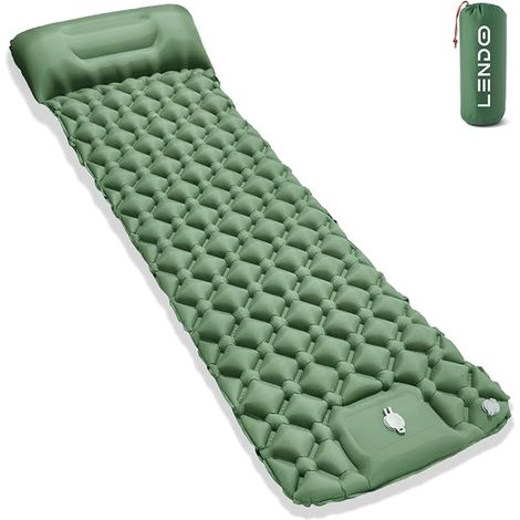 Camping Mattress Inflatable Camp Mat 195 cm x 60 cm (1/5)