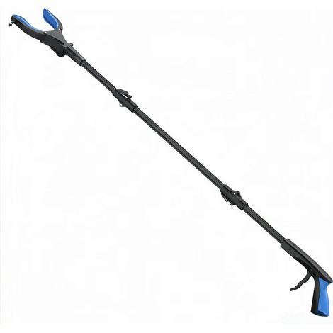 Outils de Ramassage, Griffe Pliable de 82 cm avec Embouts Magnétiques,82cm Pince de Préhension pour Personnes Agées, pour Le Ramassage des Déchets Jardin(Bleu) (1/4)