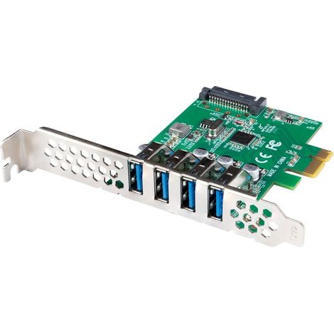 Cartes d'interface/adaptateur PCE-US3-004 USB 3.2 Gen 1 interne (3.1 Gen 1) (1/5)
