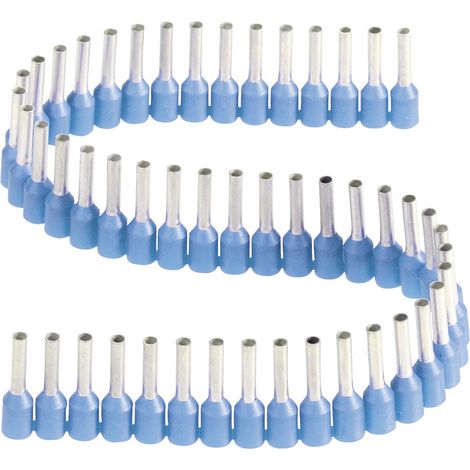 Vogt Verbindungstechnik 470208.00050 Aderendhülse 0.75 mm² Teilisoliert Blau 50 St.
