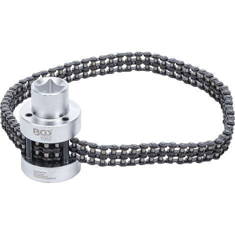Clé filtre à huile bgs-technic 1002 chaîne duplex 13 mm