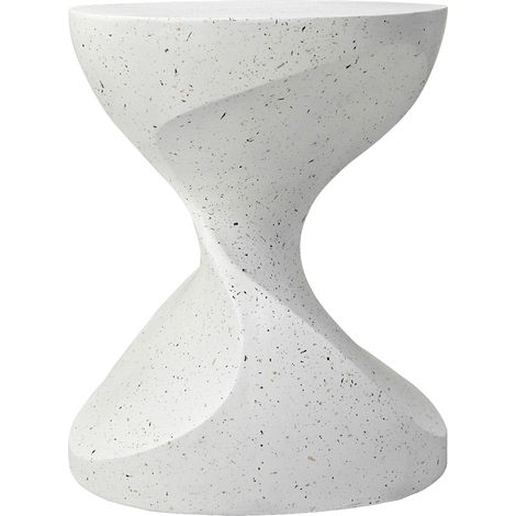 Outdoor Side Tables Faux Terrazzo Decorative Garden Stool (1/5)
