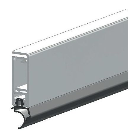Profil d'encadrement de portes ASP - en aluminium anodisé - kit pour une porte 2 longueur 2300 mm et 1 longueur 1150 mm - FRANCE-CALFEUTRAGE