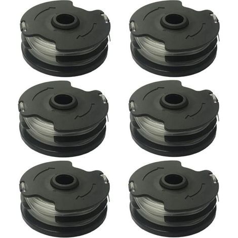 Bobine de fil nylon 1,4mm pour débroussailleuse Parkside PRTA 20-Li – Lot de 6 bobines 2x5m – Compatible PRTA 20-Li A1/B2/C3 (1/5)