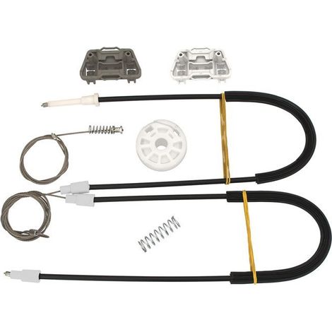 Kit de reparaci贸n del regulador de la ventanilla el茅ctrica delantera derecha para Ford Focus Mk1 98-04 de 3 puertas