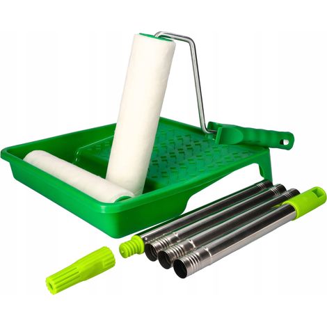 RODILLO DE PINTURA DE 25 cm para pinturas, barnices, resinas nitrocelul贸sicas, PARQUETS, PALOS, BANDEJAS (1/5)