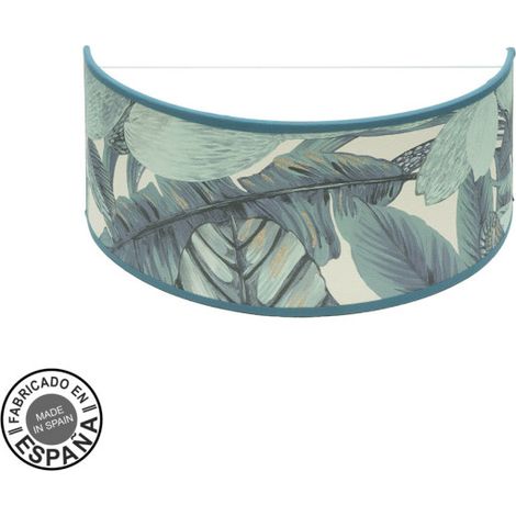 ABRILA AKUNADECOR Lampe murale Argel Blue avec abat-jour décoratif